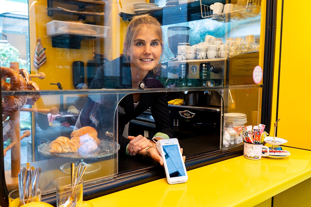 Franziska Weidner in ihrem Alltag als Gastro-Gründerin